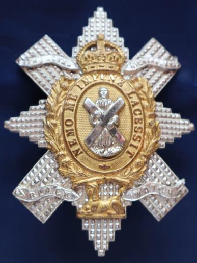 The Royal Highlanders (Black Watch) Post 1901 Officers Glengarry badge