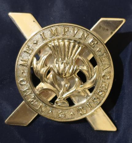 The Lowland Brigade Officers Silvered Badge