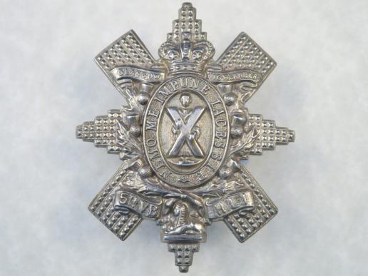 Highland Light Infantry 5th Volunteer Battalion O/Rs Glengarry badge