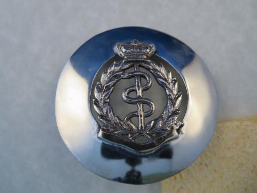 Royal Army Medical Corps QVC Silver Pipers Badge