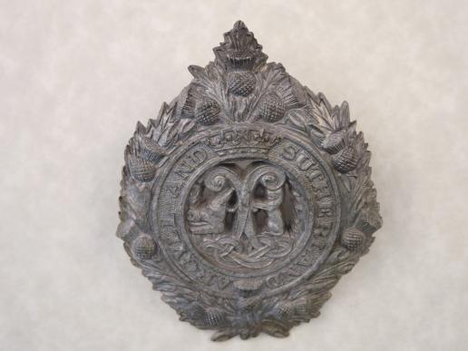 Argyll & Sutherland Highlanders WW2 Plastic economy Badge