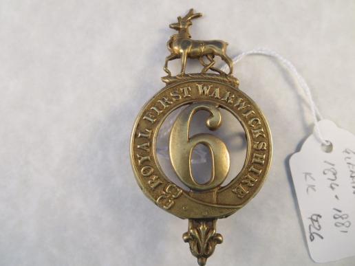 Royal Warwickshire Regiment Victorian Glengarry Badge