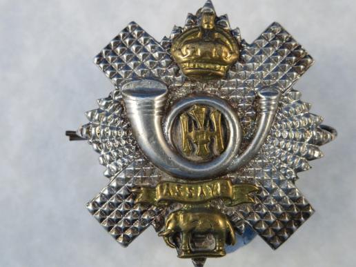 The Highland Light Infantry Officers Glengarry Badge