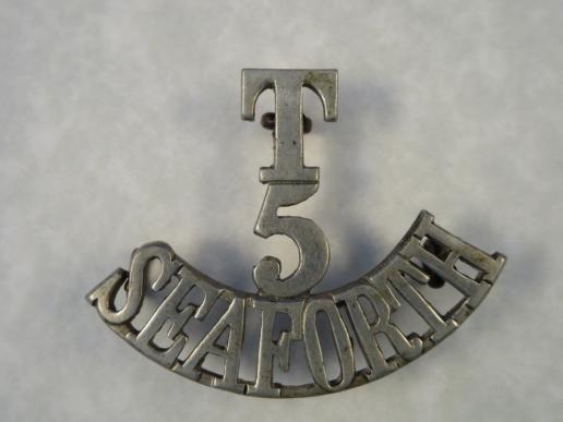 The Seaforth Highlanders 5th Territorial Battn White Metal