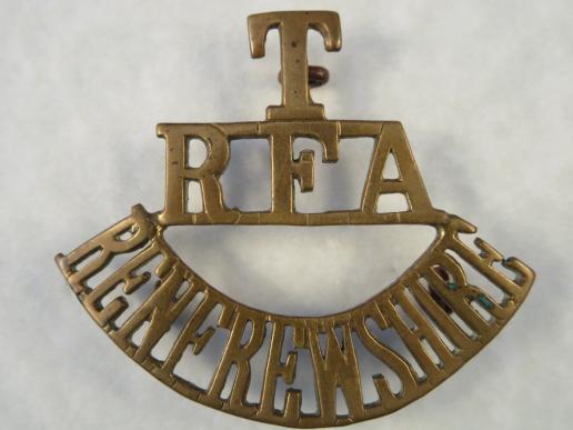 T Royal Field Artillery Renfrewshire