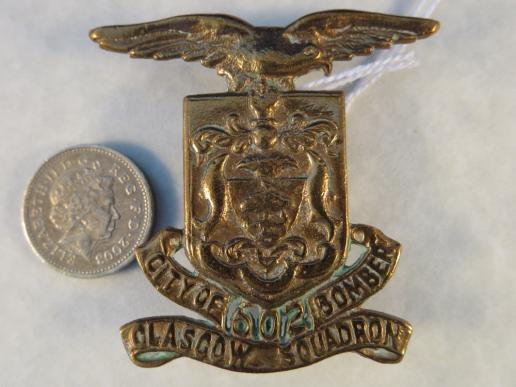RAF 602 (City of Glasgow)Squadron Pipers badge