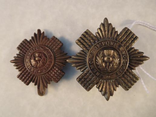 Scots Guards Victorian Broderick cap badge.