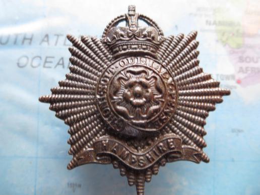 The Hampshire RegimentWW Officers FS Cap badge