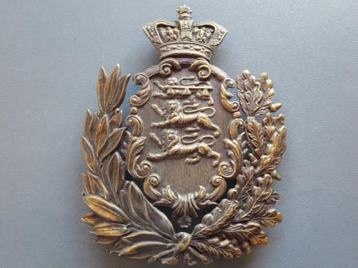 Victorian Duke of Lancasters Own Yeomanry cavalry O/Rs Helmet Plate