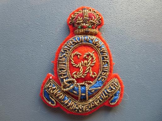 WW2 Royal Horse Artillery Officers Bullion Cap Badge