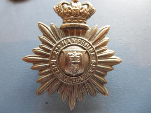 2nd Hampshire Volunteer Rifles Victorian Glengarry Badge