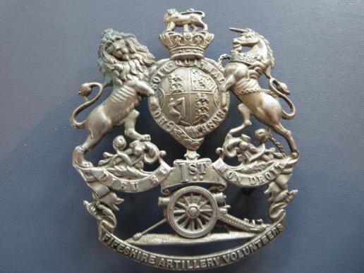 Victorian Scottish First Fifeshire Artillery Volunteers Helmet Plate
