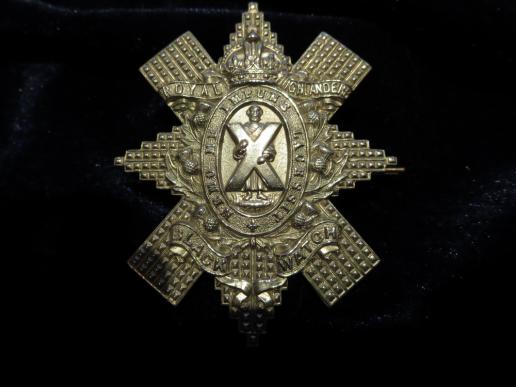 6th/7th Perth and Fife Black Watch Post 1922 O/Rs Glengarry badge