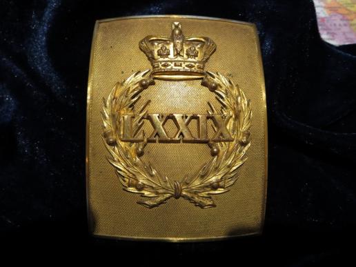 79th Cameron Highlanders 1840-1881 Officers Shoulder Belt Plate