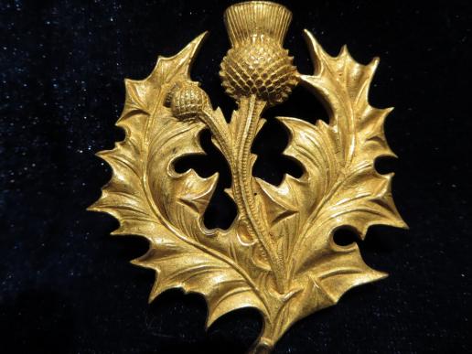 The Queens BodyGuard for Scotland Victorian Balmoral Cap badge