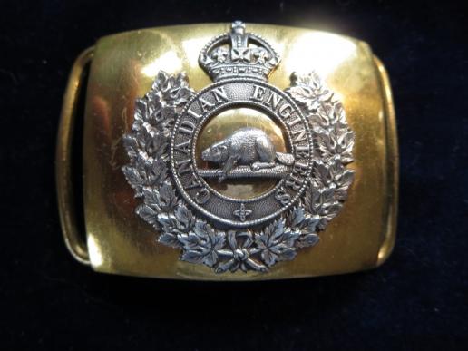 Pre WW1 Royal Canadian Engineers officers Waist Belt Plate
