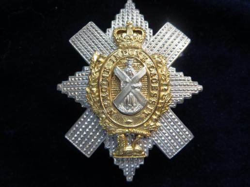 The Black Watch Post 1952 Officers Glengarry badge