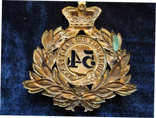 54th West Norfolk Regiment Officers Shako Badge 1869-1878