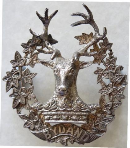 Gordon Highlanders WW1 Officers hallmarked badge