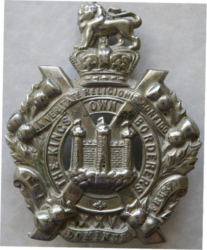 Victorian The Kings Own Borderers NCOs Glengarry Badge