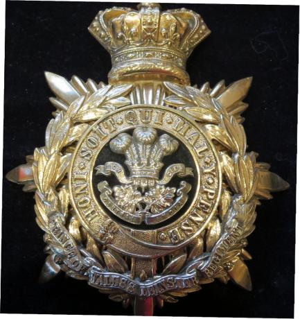 The Prince of Wales Leinster Regiment (Royal Canadians Officers Helmet plate