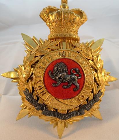 QVC The Royal Lancashire Regiment Offices Helmet Plate