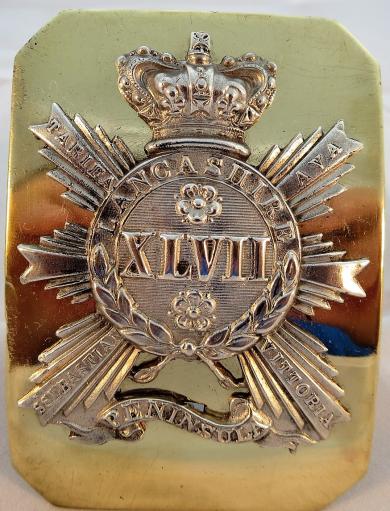 The 47th  Lancashire Regiment Shoulder Belt Plate 1830-1855