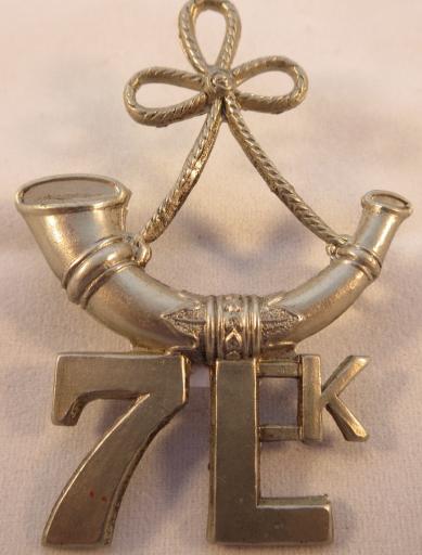 7th Lanarkshire Rifle Volunteers Glengarry badge