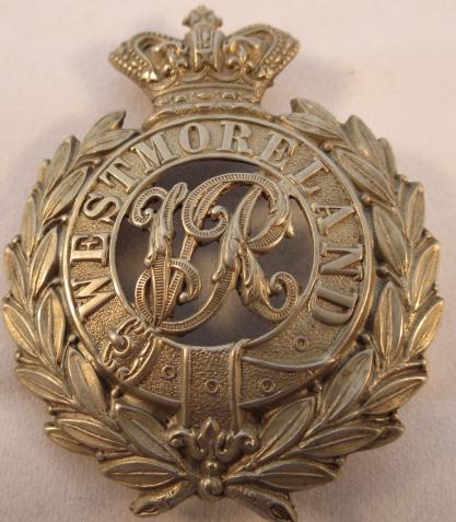 QVC Westmorland Rifle Volunteers Shako badge