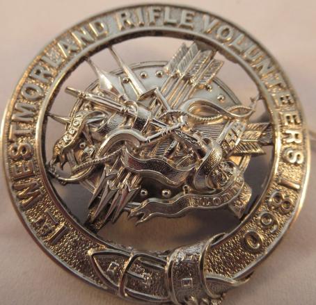 Westmorland Rifle Volunteers 1860 Crossbelt Badge