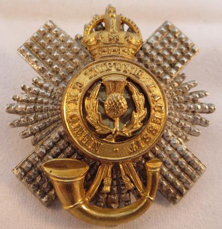 4th-5th Royal Scots Officers Bonnet Badge