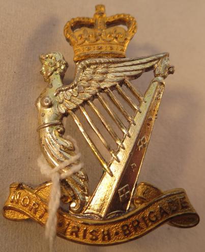 North Irish Brigade Officers cap badge post 1952