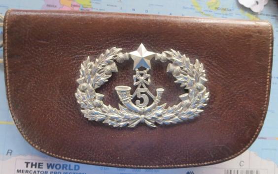 5th Volunteer Battalion Cameronians Officers Despatch Pouch