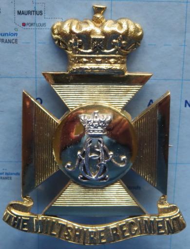 Victorian Officers Badge to the Wiltshire Regiment