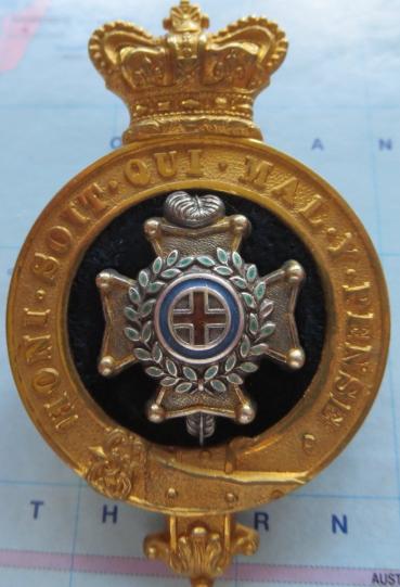 Victorian The Sussex Regiment Officers Glengarry badge