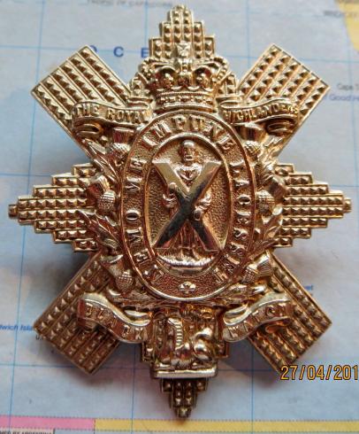 Black Watch Victorian NCOs Glengarry badge