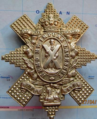 Black Watch Victorian O/Rs Glengarry Badge