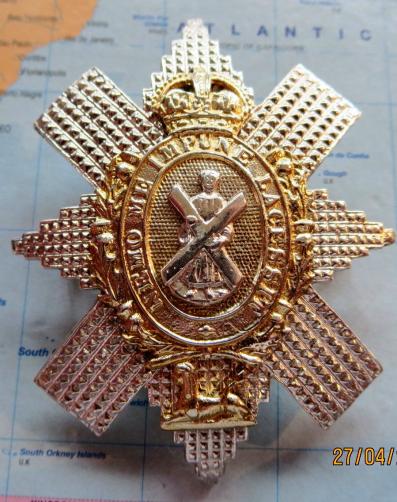 Black Watch Post 1936 Officers Bonnet Badge