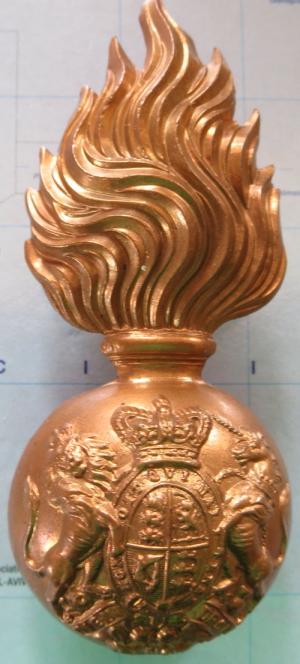 Royal Scots Fusiliers Victorian Fur Cap Badge