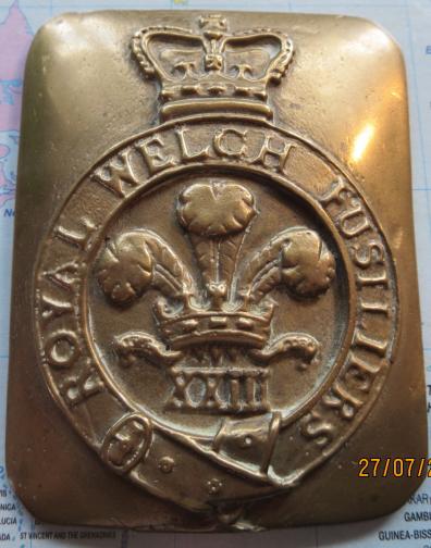 The Royal Welch Fusiliers Georgian Other Ranks Shoulder Belt plate