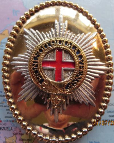 2nd Guards (Coldstream Guards) Georgian Officers Shoulder Belt Plate