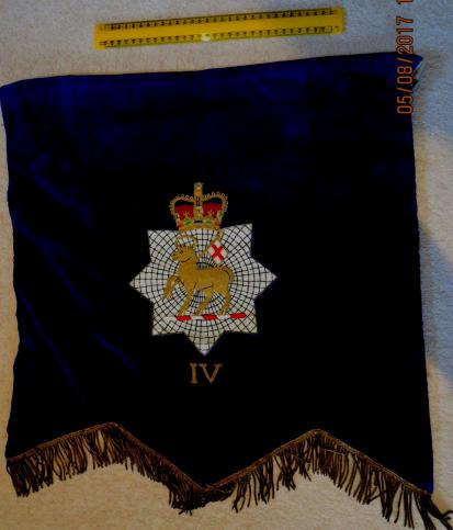 Royal West Surrey Regiment State Trumpeters Banner