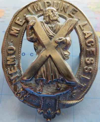 Victorian 2nd Midlothian and Peebles Rifle Volunteers O/Rs Glengary badge