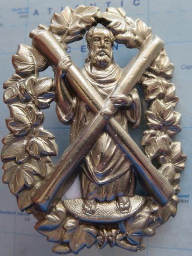 1st Administrative  Battalion Aberdeenshire Rifle Volunteers Officers Shako Badge