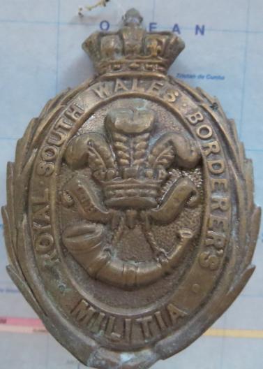 The Royal South Wales Borderers Militia Glengarry or Pouch badge