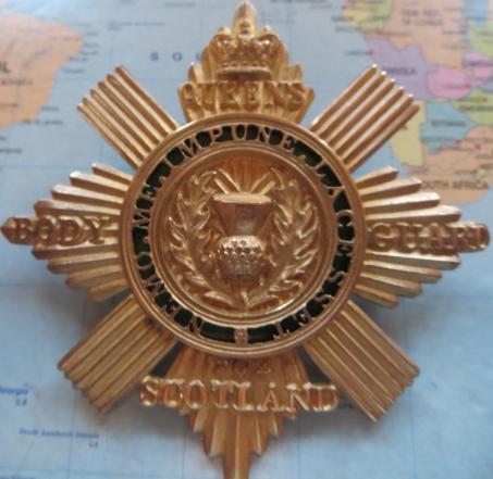 Queens Bodyguard for Scotland Victorian Sash badge