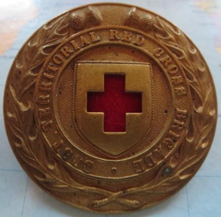 Scottish Territorial Red Cross Brigade WW1 Arm Badge