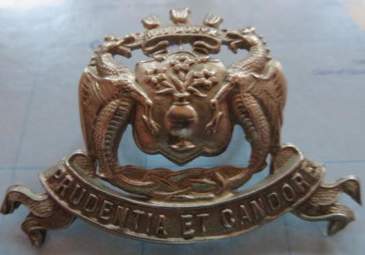 Victorian 1st Forfar (Dundee) Rifle Volunteers Glengarry badge