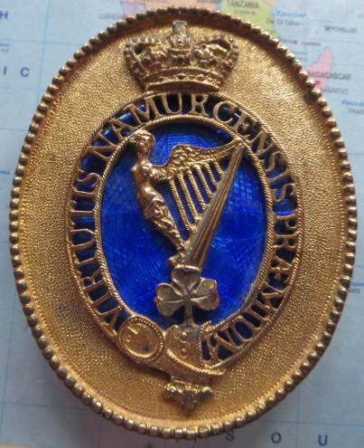 Georgian 17th Royal Irish Regiment Officers Shoulder Belt Plate