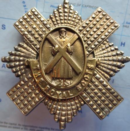 The Royal Scots Genuine Pipers Badge